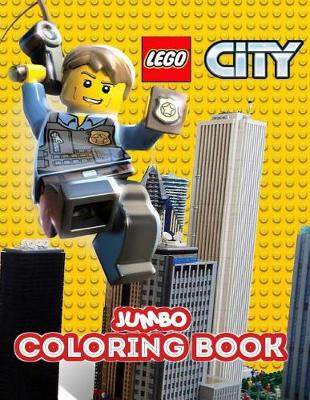 Book cover for Lego City Jumbo Coloring Book