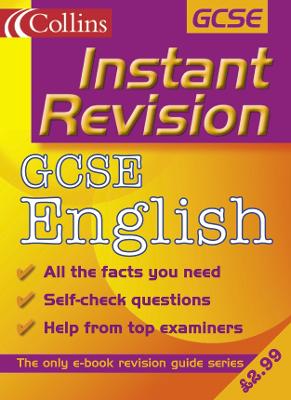 Book cover for Instant Revision - GCSE English