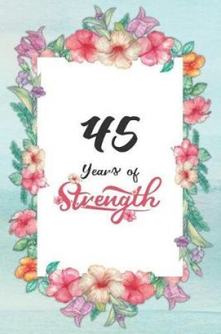 Cover of 45th Birthday Journal