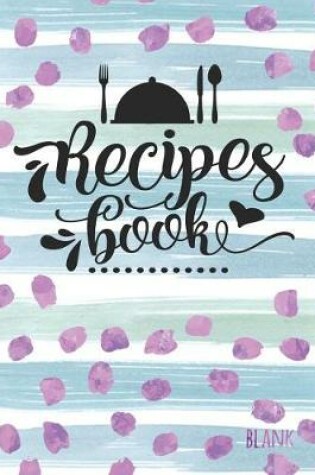 Cover of Recipes Book Blank