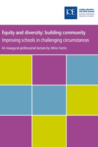 Cover of Equity and Diversity: Building community