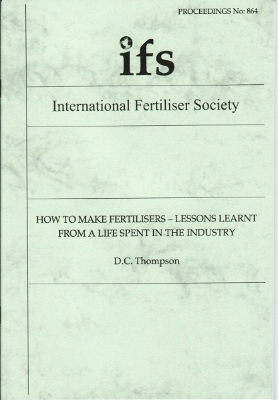 Book cover for How to Make Fertilisers – Lessons Learnt from a Life Spent in the Industry