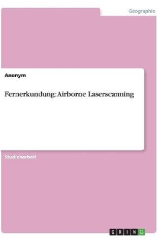 Cover of Fernerkundung