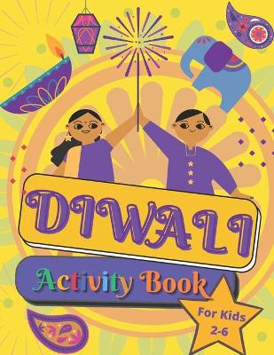 Book cover for Diwali Activity book for kids