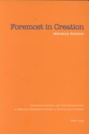 Cover of Foremost in Creation