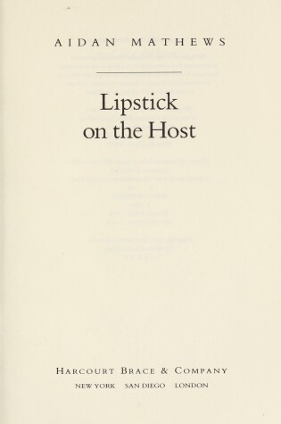 Cover of Lipstick on the Host