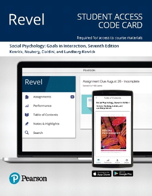 Book cover for Revel Access Code for Social Psychology