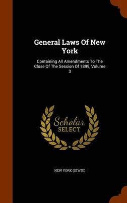 Book cover for General Laws of New York