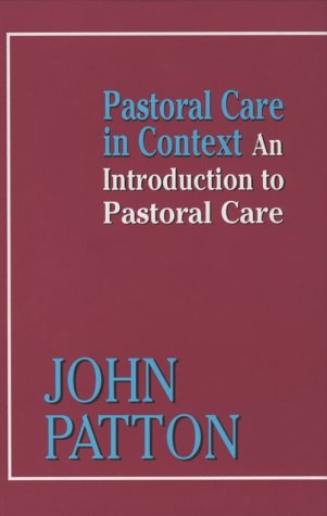 Book cover for Pastoral Care in Context