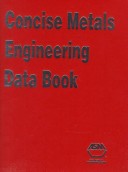 Book cover for Concise Metals Engineering Data Book