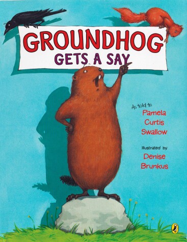 Book cover for Groundhog Gets a Say
