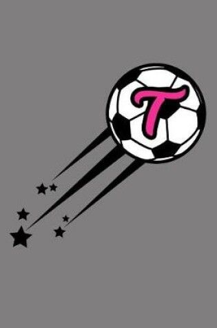 Cover of T Monogram Initial Soccer Journal