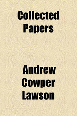 Book cover for Collected Papers Volume 1