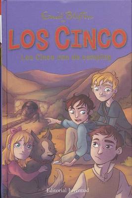 Book cover for Los Cinco van de camping