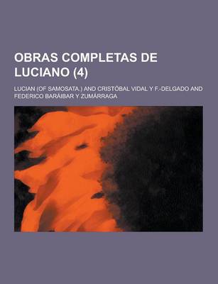 Book cover for Obras Completas de Luciano (4 )