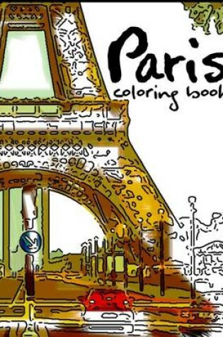 Cover of Paris coloring book