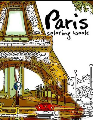 Book cover for Paris coloring book