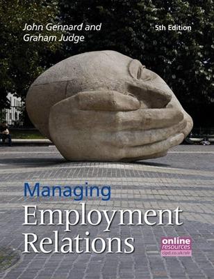 Book cover for Managing Employment Relations