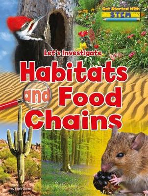 Book cover for Let's Investigate Habitats and Food Chains