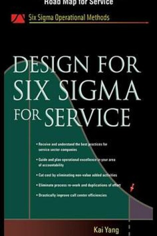 Cover of Design for Six SIGMA for Service, Chapter 2 - Design for Six SIGMA Road Map for Service