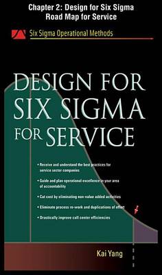 Book cover for Design for Six SIGMA for Service, Chapter 2 - Design for Six SIGMA Road Map for Service