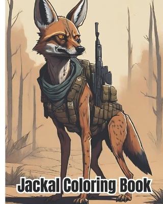 Book cover for Jackal Coloring Book