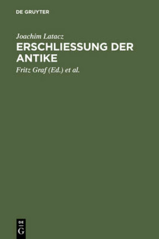 Cover of Erschliessung Der Antike