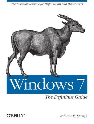 Book cover for Windows 7: The Definitive Guide