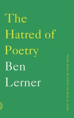 Book cover for The Hatred of Poetry