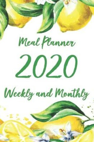 Cover of 2020 Monthly and Weekly Meal Planner