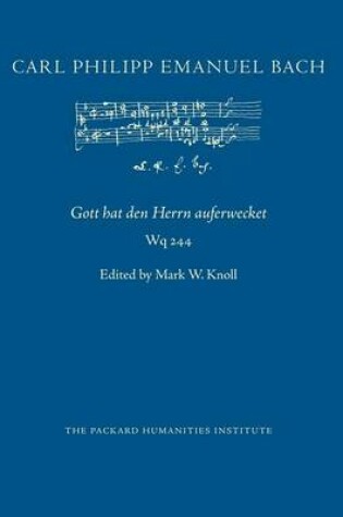 Cover of Gott hat den Herrn auferwecket, Wq 244