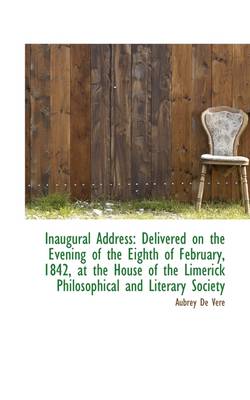 Book cover for Inaugural Address