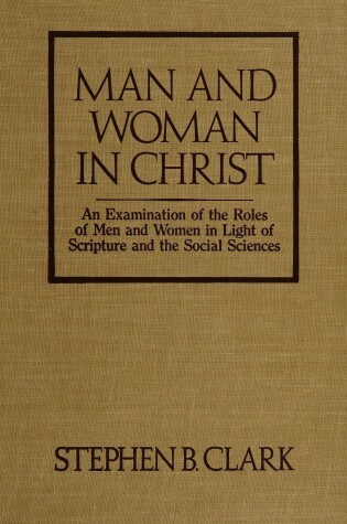 Cover of Man and Woman in Christ