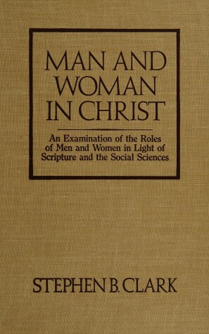 Book cover for Man and Woman in Christ