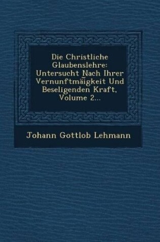 Cover of Die Christliche Glaubenslehre