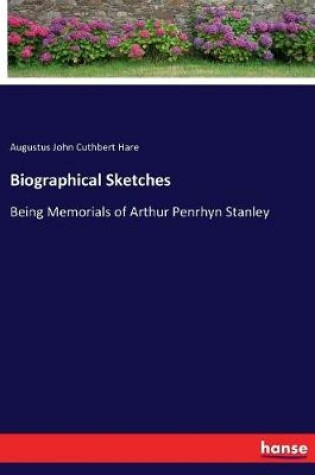 Cover of Biographical Sketches