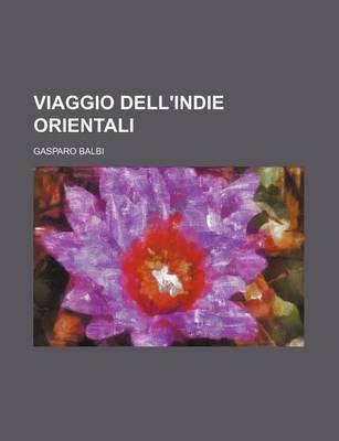 Book cover for Viaggio Dell'indie Orientali