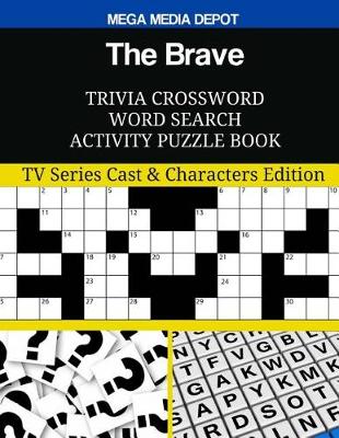 Book cover for The Brave Trivia Crossword Word Search Activity Puzzle Book