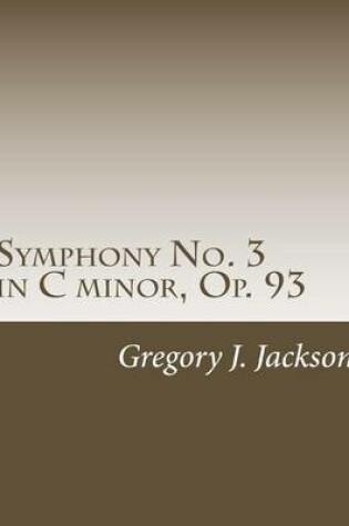 Cover of Symphony No. 3 in C Minor, Op. 93