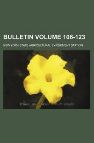 Cover of Bulletin Volume 106-123