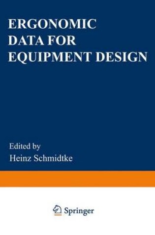 Cover of Ergonomic Data for Equipment Design