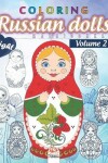 Book cover for Russian dolls Coloring 2 - matryoshkas - night