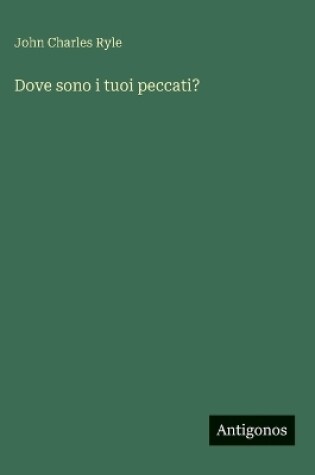 Cover of Dove sono i tuoi peccati?