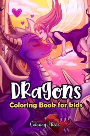 Cover of Dragons Coloring Book for Kids