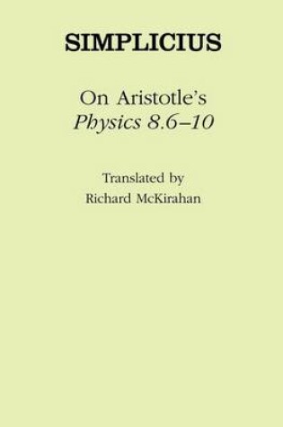 Cover of On Aristotle's "Physics 8.6-10"