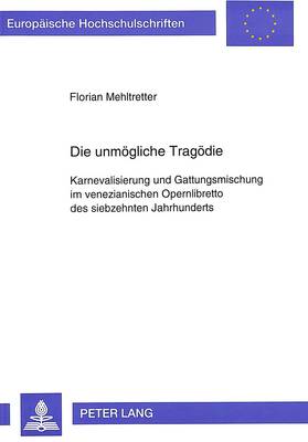 Book cover for Die Unmoegliche Tragoedie