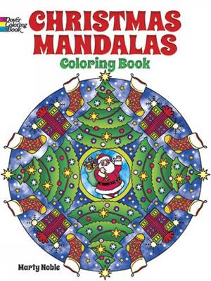 Book cover for Christmas Mandalas Coloring Book