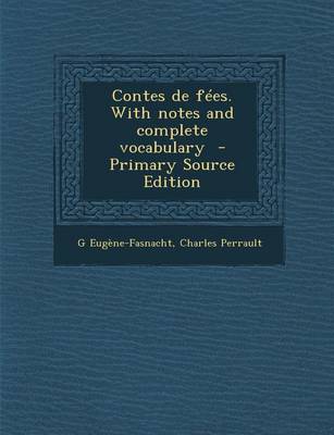 Book cover for Contes de Fees. with Notes and Complete Vocabulary