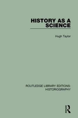 Book cover for History As A Science