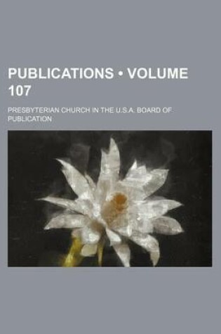 Cover of Publications (Volume 107)